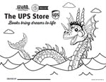 The UPS Store Toys for Tots LIteracy Program - Coloring & Activity Sheet